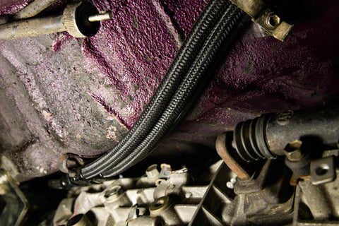 Chase Bays Front to Rear AN Fuel Line Kit | Beams 3S-GE swapped 1983 - 1987 Toyota Corolla (CB-AE86-BEAMSF)