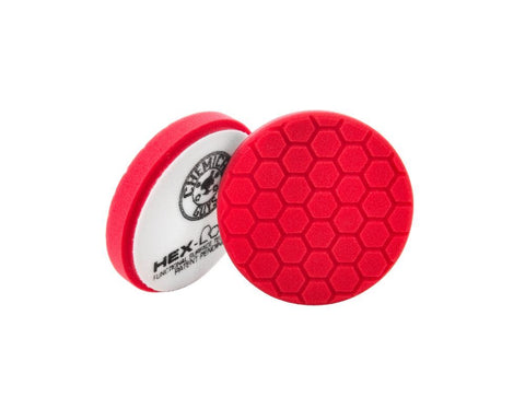 Chemical Guys Self-Centered Hex Logic Perfection Red Finishing Pad for Sealants and Waxes | Universal (BUFX_107HEX)