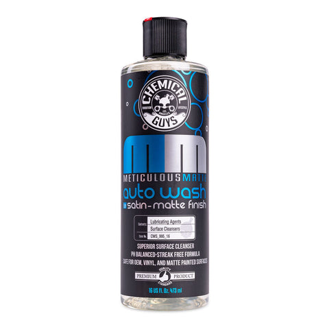 Chemical Guys Meticulous Matte Auto Wash For Satin and Matte Finish Paint (CWS_995)