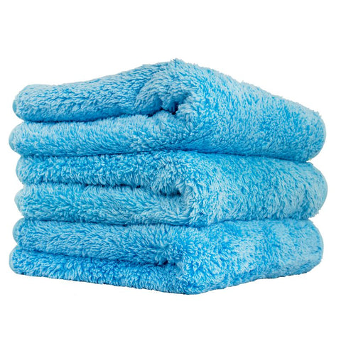 Chemical Guys 16" x 16" Blue Shaggy Fur-Ball Microfiber Towel  | Universal (MIC32103)