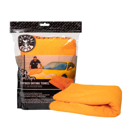 Chemical Guys 25" x 34" Fatty Super Dryer Microfiber Drying Towel Orange | Universal (MIC881)