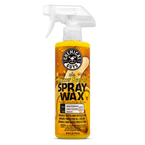 Chemical Guys Blazin' Banana Carnauba Spray Wax | Universal (WAC21516)