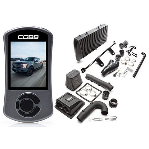 Cobb Stage 2 Power Package with TCM Tuning | 2017-2019 Ford F-150 Ecoboost 3.5T (FOR0060020BK)
