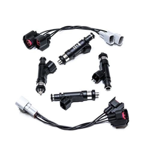 DeatschWerks 1000cc Injectors w/ Conn - Set of 4 - Replaces 22S-04-1000-4 | Multiple Fitments (18U-11-1000-4)