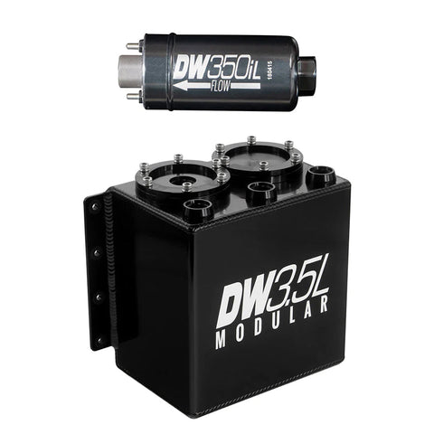 DeatschWerks 3.5L Modular Surge Tank Incl. 1 DW350iL In-Line Fuel Pump (6-351-35ST)