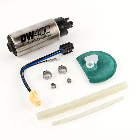 DeatschWerks 415LPH DW400 Fuel Pump w/9-1047 Install Kit | 2009-2018 Ford F-150 / 2015-2021 Ford Mustang (9-403-1047)