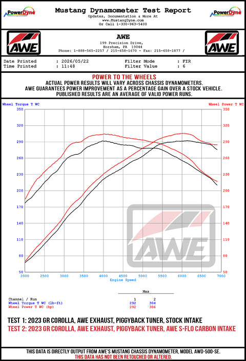 AWE Tuning Carbon Intake | 2023-2024 Toyota GR Corolla (2660-15316)