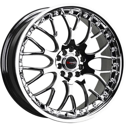 Drag Wheels DR19 PVD Chrome 17x7.5 | 5x120 (DR191775234272VC)