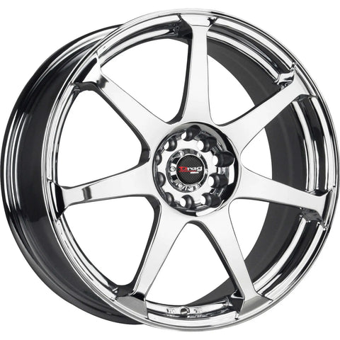 Drag Wheels DR33 Chrome 17x7.5 | 5x100/5x114.3 (DR331775054573C)