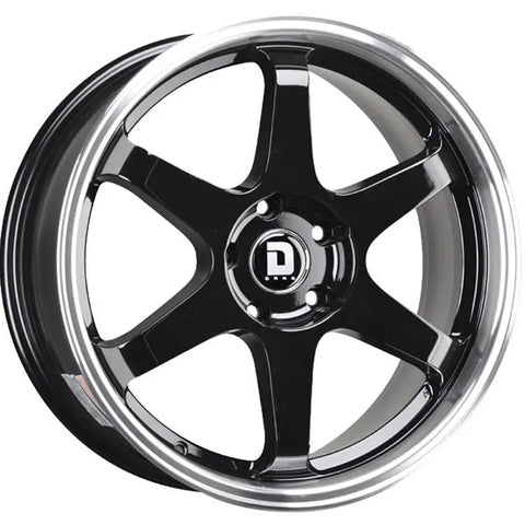 Drag Wheels DR53 Gloss Black w/ Machined Lip 19x8.5 | 5x120 (DR53F985233572GB)
