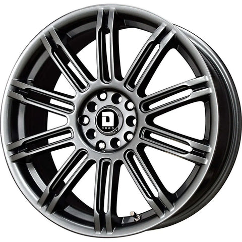 Drag Wheels DR62 Gunmetal Gray 16x7 | 4x100/4x114.3 (DR62167044073GM1)
