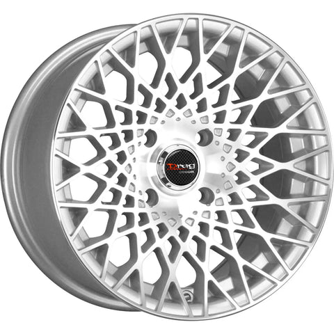 Drag Wheels DR65 Silver w/ Machined Spoke Faces 15x7.5 | 4x100 (DR651575261073WM)