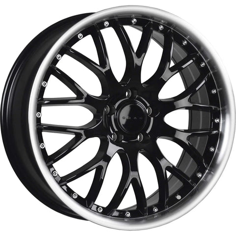 Drag Wheels DR75 Gloss Black w/ Machined Lip 19x8.5 | 5x112 (DR751985213566GB)