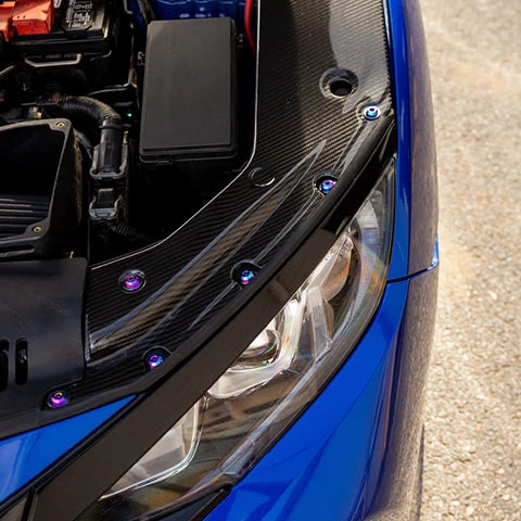 Dress Up Bolts Titanium Hardware Headlight Kit | 2015-2021 Honda Civic 1.5T (HON-055-Ti)
