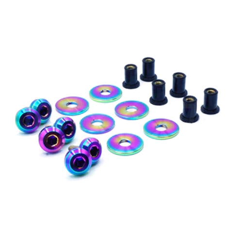 Dress Up Bolts Titanium Hardware Headlight Kit | 2015-2021 Honda Civic 1.5T (HON-055-Ti)