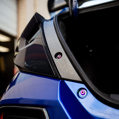 Dress Up Bolts Titanium Hardware Trunk Kit | 2015-2021 Honda Civic 1.5T (HON-051-Ti)