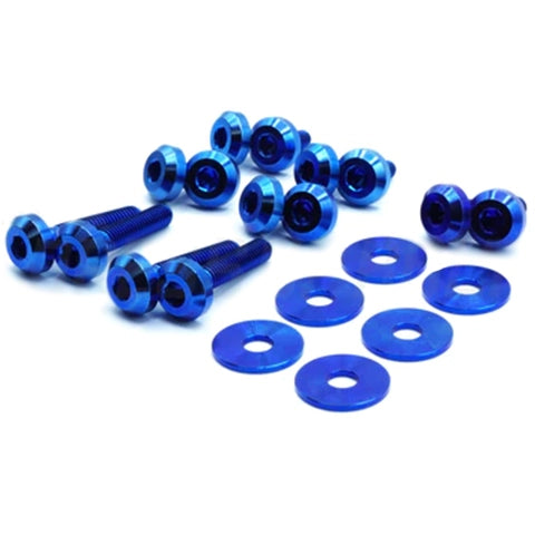 Dress Up Bolts Titanium Hardware Trunk Kit | 2015-2021 Honda Civic 1.5T (HON-051-Ti)