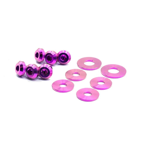 Dress Up Bolts Titanium Hardware Hood Kit | 2022+ Honda Civic Si (HON-065-Ti-BLK)