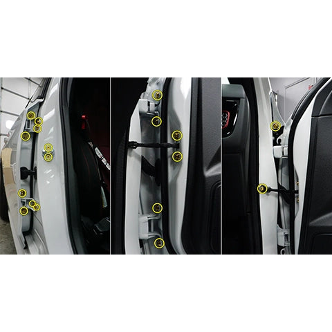 Dress Up Bolts Titanium Hardware Door Kit | 2022-2023 Honda Civic Si (HON-072-Ti)