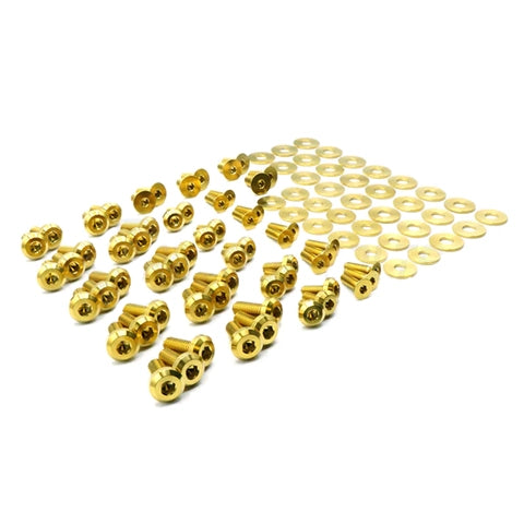 Dress Up Bolts Titanium Hardware Door Kit | 2022+ Honda Civic Si (HON-072-Ti)