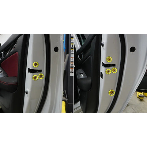 Dress Up Bolts Titanium Hardware Door Kit | 2022+ Honda Civic Si (HON-072-Ti)