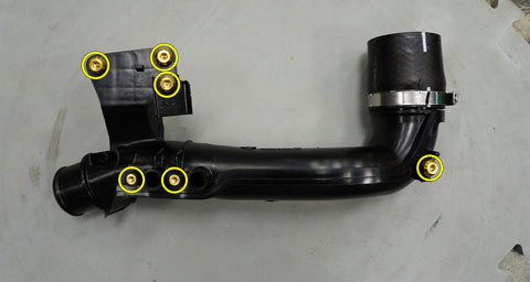 Dress Up Bolts Titanium Hardware OEM Charge Pipe Kit | 2022+ Honda Civic Si (HON-070-Ti)