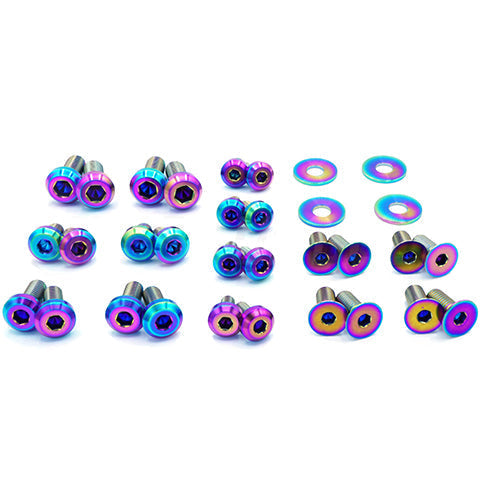 Dress Up Bolts Titanium Hardware Door Kit (BMW-021-Ti)