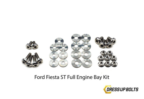 Dress Up Bolts Titanium Engine Bay Kit | 2013-2017 Ford Fiesta ST (FOR-013-Ti)