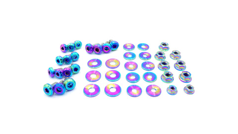 Dress Up Bolts Titanium Hardware Engine Bay Kit | 2008-2014 Subaru WRX & STI (SUB-005-Ti)