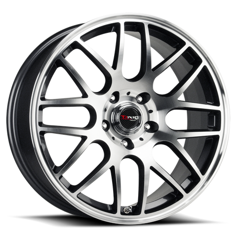 Drag Wheels DR37 Flat Black w/ Machined Spoke Faces 18x8 | 5x120 (DR37188234072BFM)