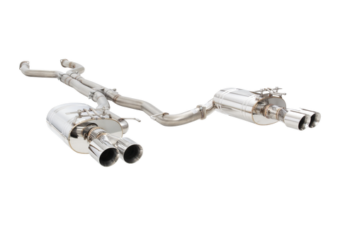 XForce Stainless Steel Twin 3" System w/ Straight Pipe Centre | 2013-2017 Chevy SS (ESVF74CS)