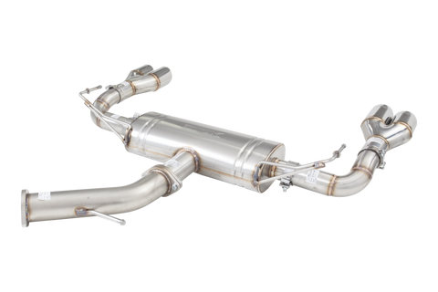 XForce 304 Stainless Steel Axleback | 2019-2022 Kia Forte / Forte 5 GT Sedan & Hatch (ESKC19AS)