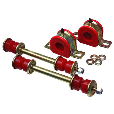 Energy Suspension Front Sway Bar Bushing Set - Red - 28mm | 2002-2006 Chevrolet Avalanche, 2002-2006 Chevrolet Silverado, and 2002-2006 GMC Sierra (3.5222R) - Return