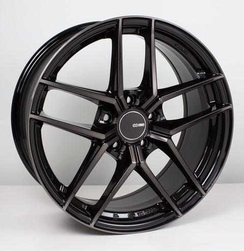 Enkei TY5 Black w/ Dark Tinted Spoke Faces & Lip Ring 19x9.5 | 5x120 (498-995-1235MBM)