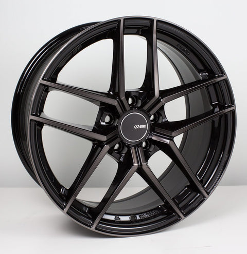 Enkei TY5 Black w/ Dark Tinted Spoke Faces & Lip Ring 18x8.5 | 5x114.3 (498-885-6535MBM)