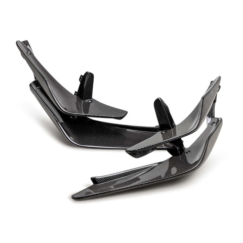Seibon Carbon Fiber Front Bumper Canards | 2023+ Honda Civic Type R (FBC23HDCVR)
