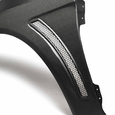 Seibon Carbon Fiber Fenders 10mm Wide | 2008-2015 Mitsubishi Evo X (FF0809MITEVOX)