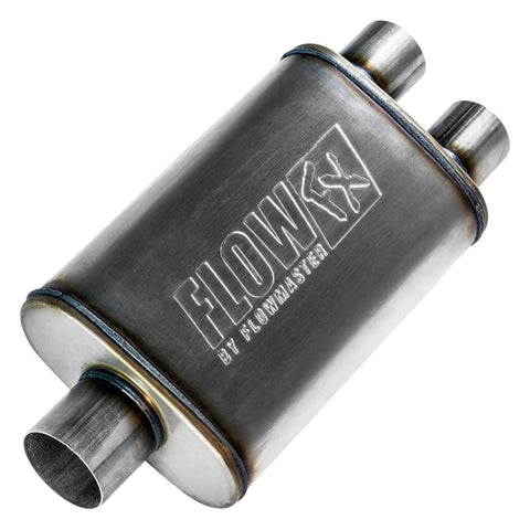 Flowmaster FlowFX Muffler - 3" Center In / 2.5" Dual Out - 20x4x9" Size (72198) - Return