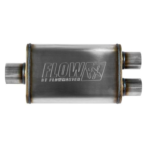 Flowmaster FlowFX Muffler - 3" Center In / 2.5" Dual Out - 20x4x9" Size (72198) - Return