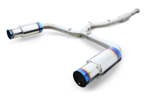 Tomei Full Titanium Dual Muffler Expreme Ti Type-D Exhaust | 2011-2021 Subaru WRX / STI GV/VA Sedan (TB6090-SB02D)