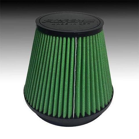 Green Filter Cone Air Filter - 6.00" ID / 7.50" Base OD / 4.75" Top OD / 6.00" Height (7129) - Return