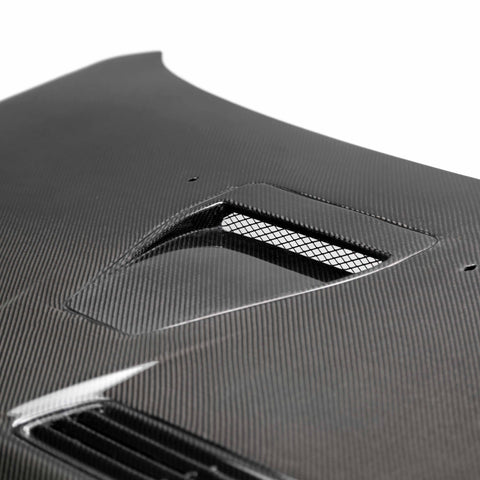 Seibon OE Style Carbon Fiber Hood | 2008-2015 Mitsubishi Evo X (HD0809MITEVOX-OE)