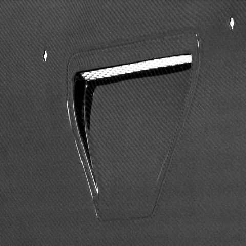 Seibon TS-Style Carbon Fiber Hood | 2008-2015 Mitsubishi Evo X CZ4A (HD0809MITEVOX-TS)