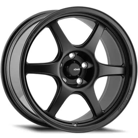 Konig Hexaform Matte Black 18x8.5 | 5x114.3 (HF88514435)