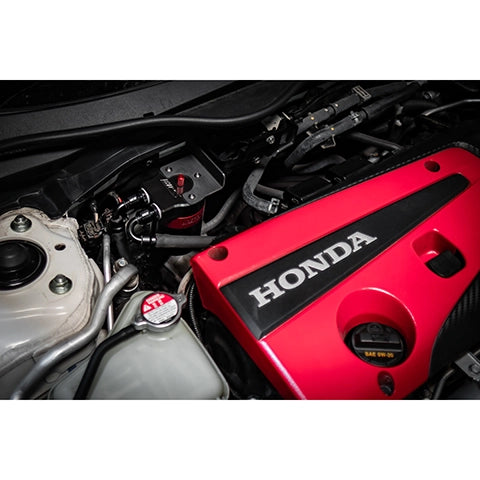 HPS Performance Aluminum Oil Catch Can Kit | 2017-2021 Honda Civic Type-R (860-002)