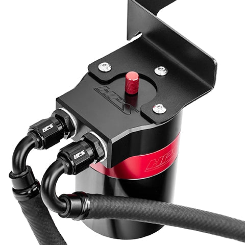 HPS Performance Aluminum Oil Catch Can Kit | 2017-2021 Honda Civic Type-R (860-002)