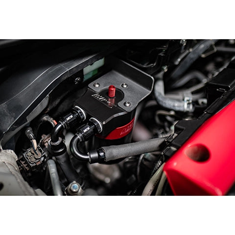 HPS Performance Aluminum Oil Catch Can Kit | 2017-2021 Honda Civic Type-R (860-002)