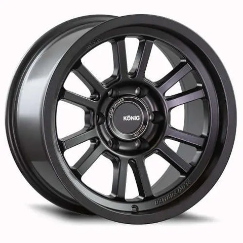 Konig HT1 Matte Black 17x9 | 5x127 (H1975127N125)