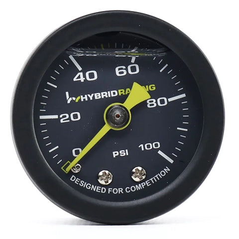 Hybrid Racing Liquid Filled Fuel Pressure Gauge V2 (HYB-FPG-00-03)