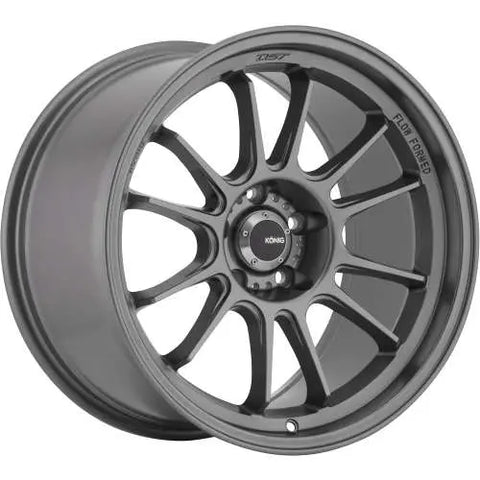 Konig Hypergram Matte Gray 18x9.5 | 5x114.3 (HG9851425G)